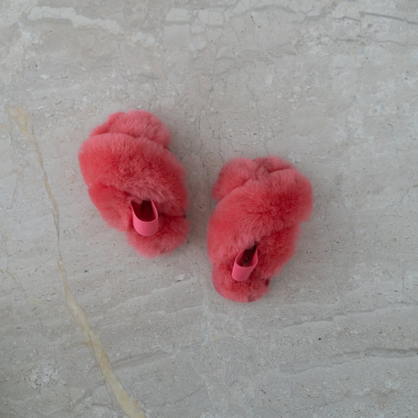 Kids Cloud Slippers 100% Sheepskin - Sugar Pink